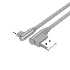 Aluminium L-Shape USB to Type-C Cable