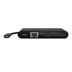 Belkin USB-C 5-in-1 Hub Plus 100W Adapter ( USB-C to Gigabit Ethernet + HDMI + VGA + USB-A + PD)_main