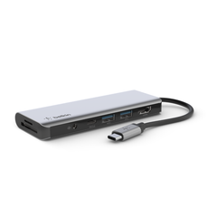Belkin USB-C 7-in-1 Multiport Hub Adapter (USB-C to HDMI + PD + 2x USB-A + SD + Micro SD)_main