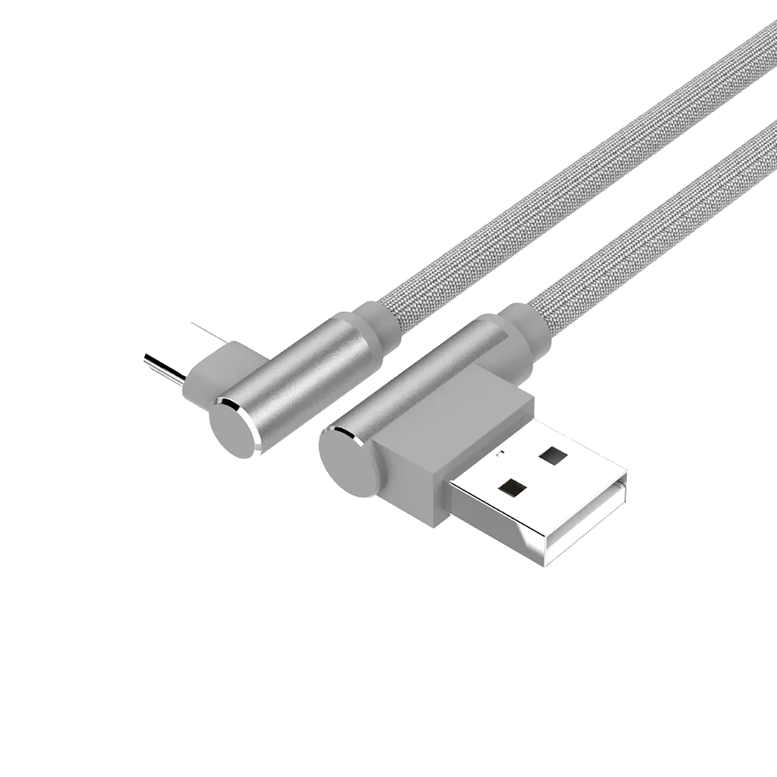 Aluminium L-Shape USB to Type-C Cable