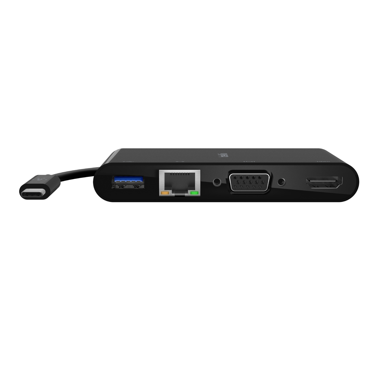 Belkin USB-C 5-in-1 Hub Plus 100W Adapter ( USB-C to Gigabit Ethernet + HDMI + VGA + USB-A + PD)_main