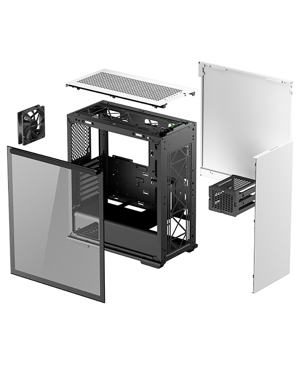 Deepcool Macube 310P Mid-Tower Casing white