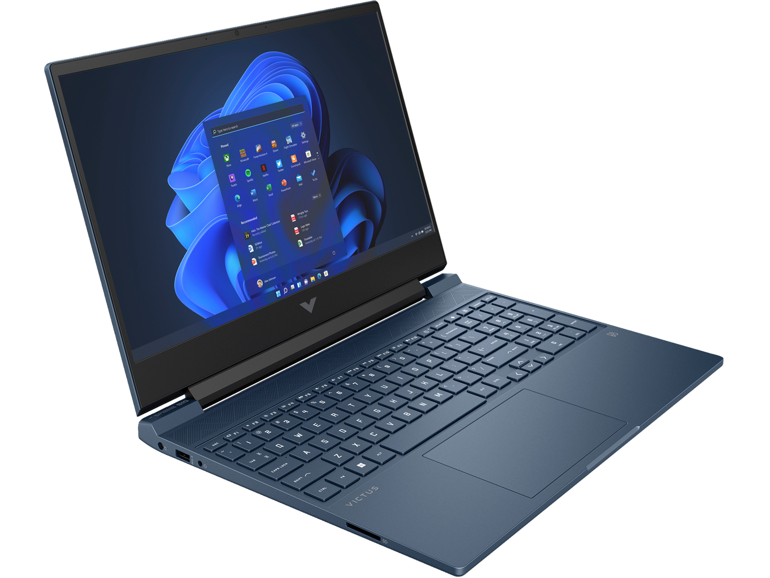 HP Victus 15 with 13th Gen Intel Processor in Performance Blue (main)